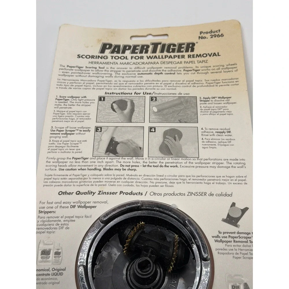 Zinsser‎ PaperTiger Scoring Tool for Wallpaper Removal Product 2966